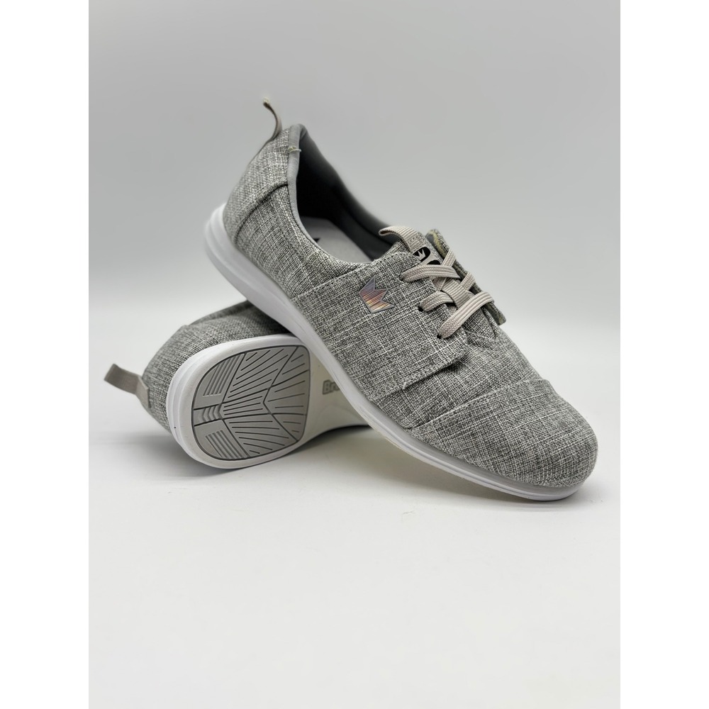 Brunswick Envy Womens Bowling Shoes Grey Heathered Lace Up Size 8.5 58207204085